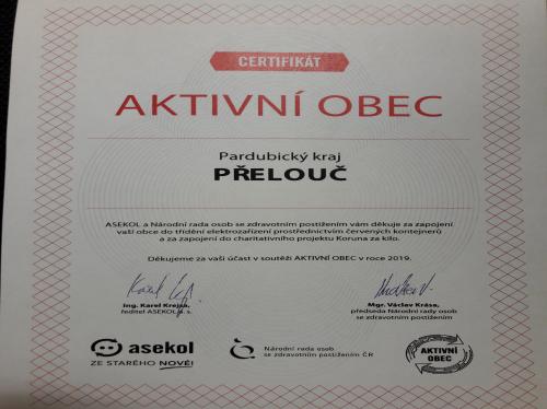certifikát