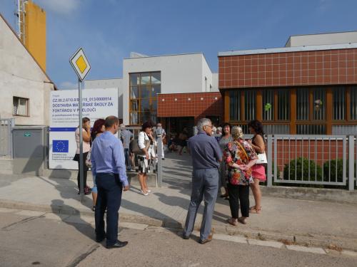 Slavnostní otevření nového pavilonu MŠ Za Fontánou, 31. 8. 2018